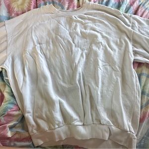 Plain White Sweatshirt